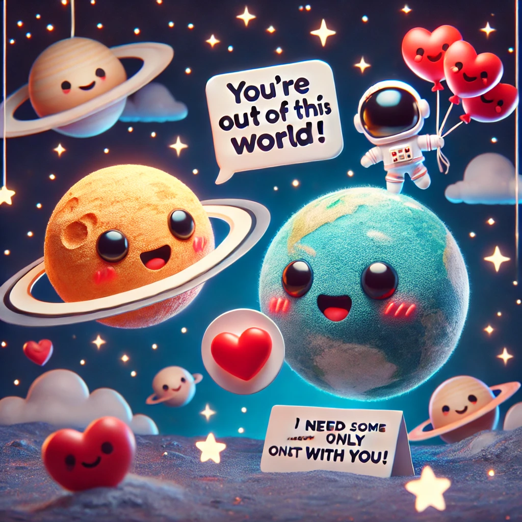 Space Valentines Puns