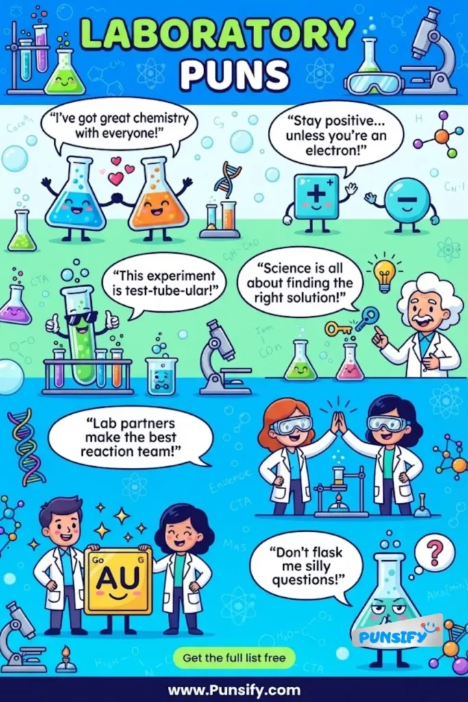 157+ Laboratory Puns That’ll Have You Reacting with Laughter