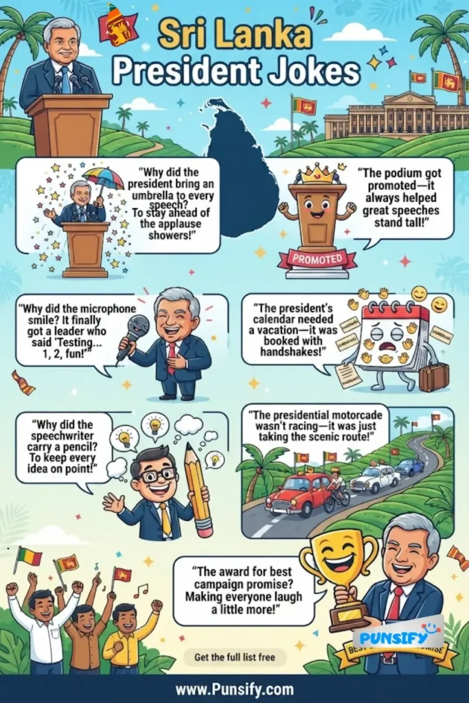 Presidential Laughs That Will Make You Go Sri-Laughing 167+ Sri Lanka President Jokes