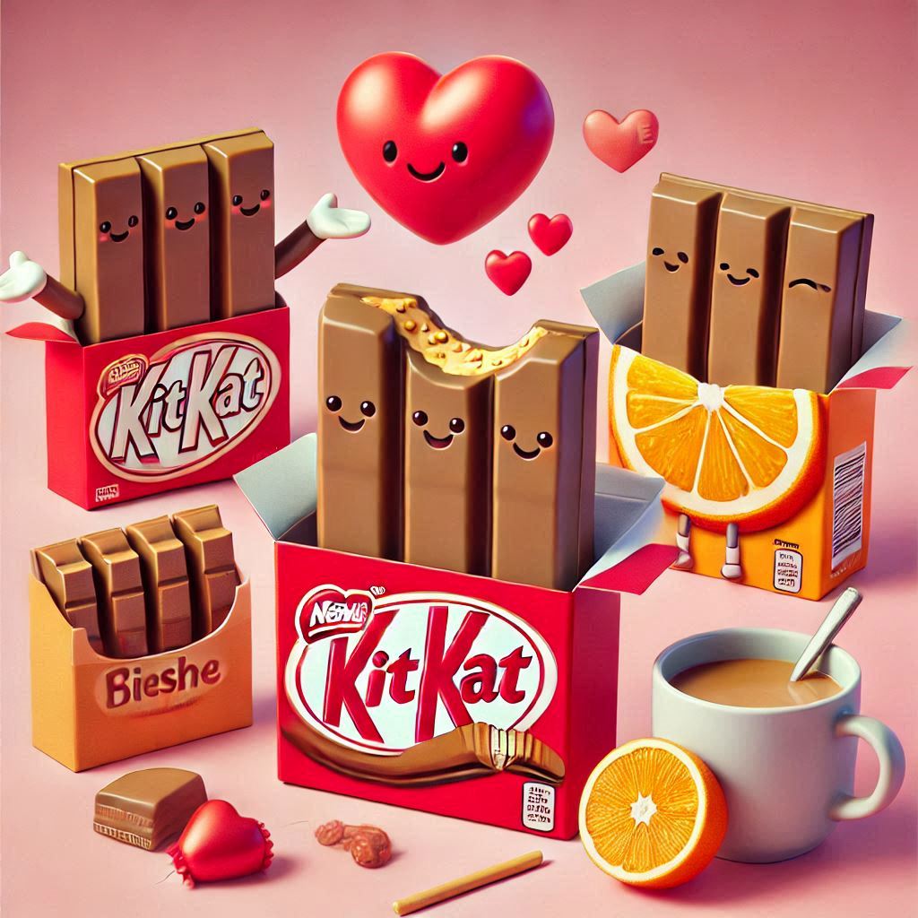 Sweet Kit Kat Valentines Day Puns QA