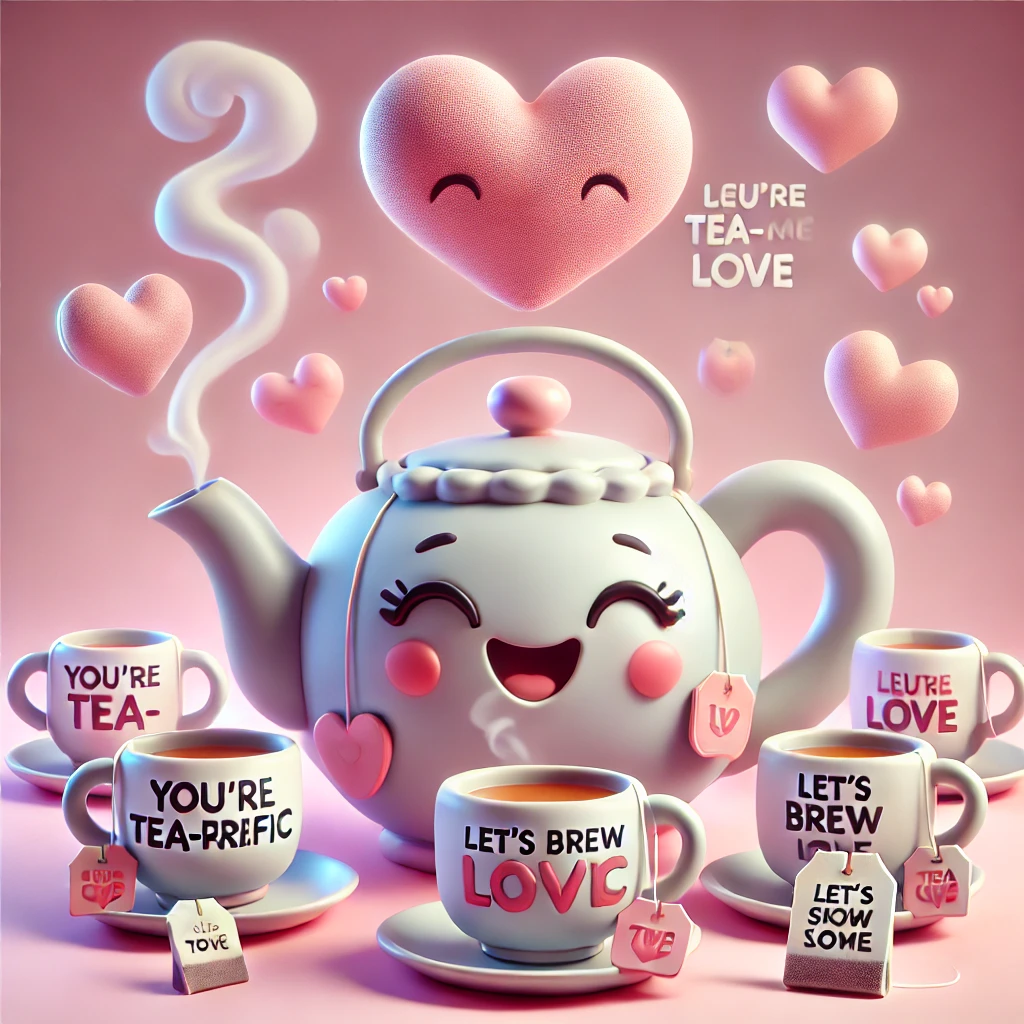 Tea Valentines Puns