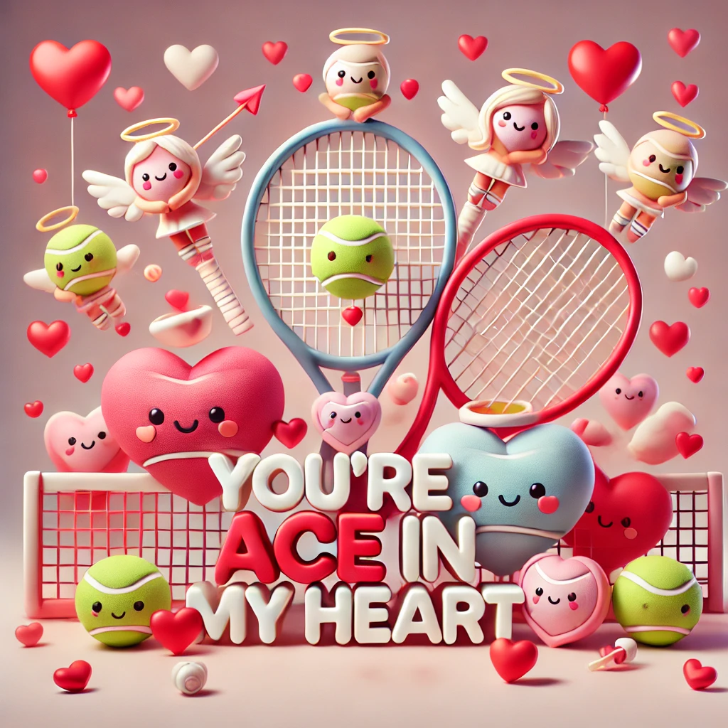 Tennis Valentines Puns