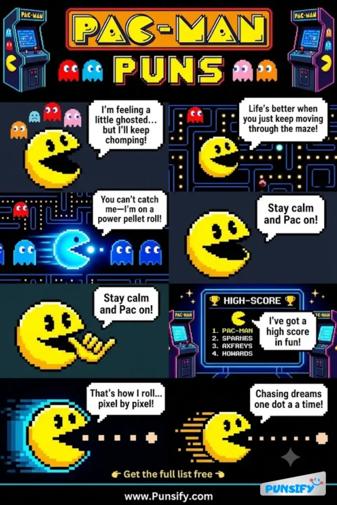 179+ Hilarious Pacman Puns & Jokes That Will Have You Chasing Laughter