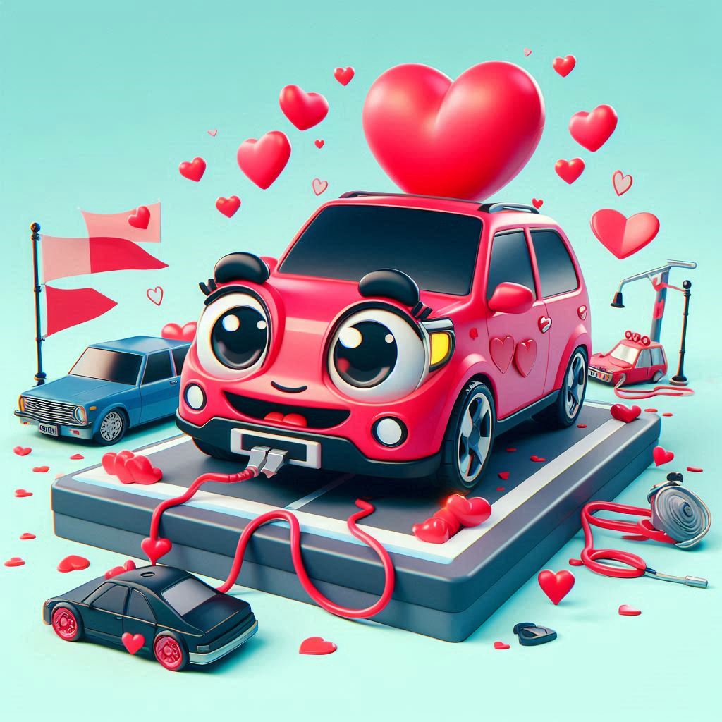 Top Car Valentines Day Puns for Card Messages