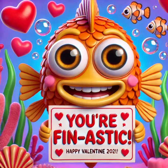 Valentines Day Fish Puns