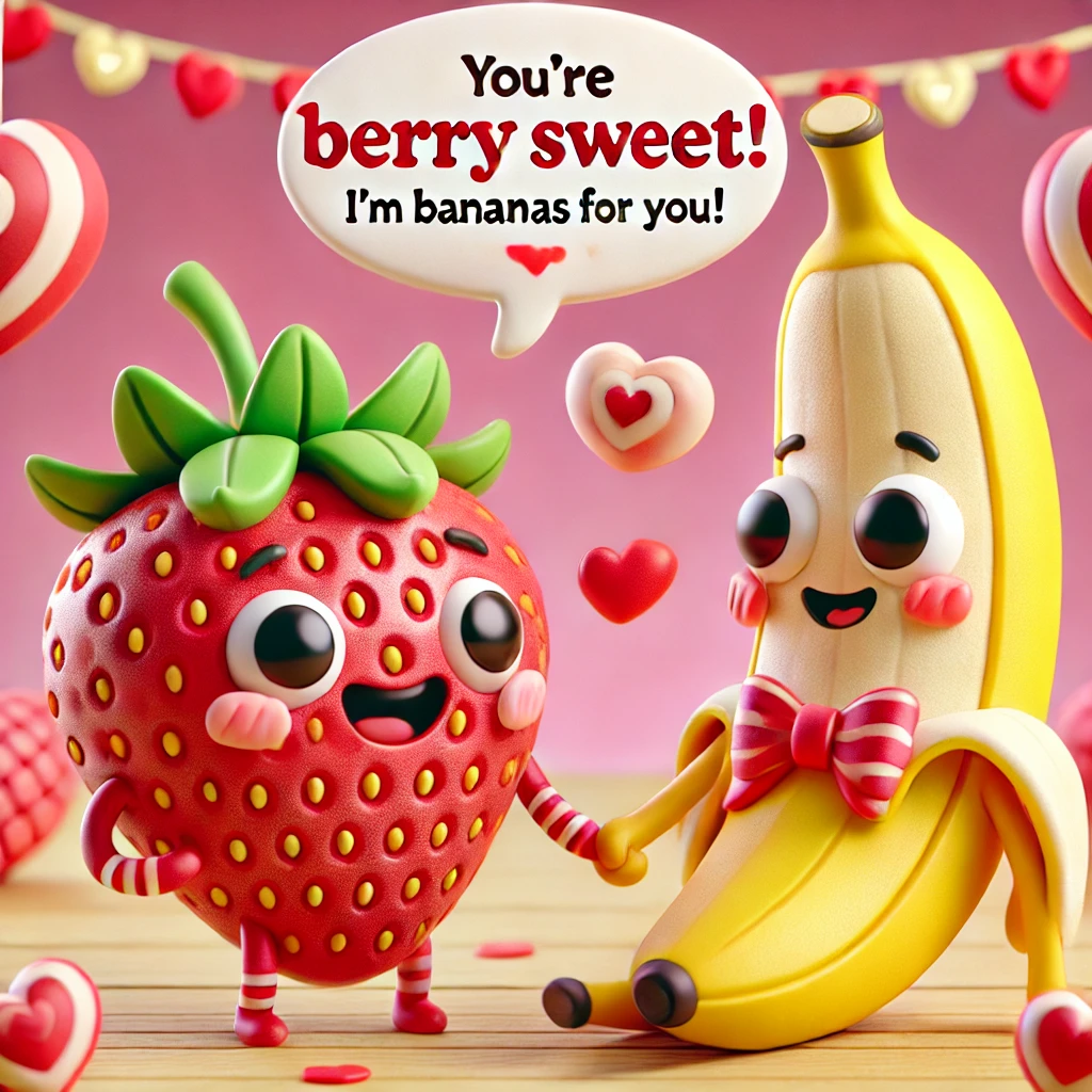 Valentines Day Fruit Puns