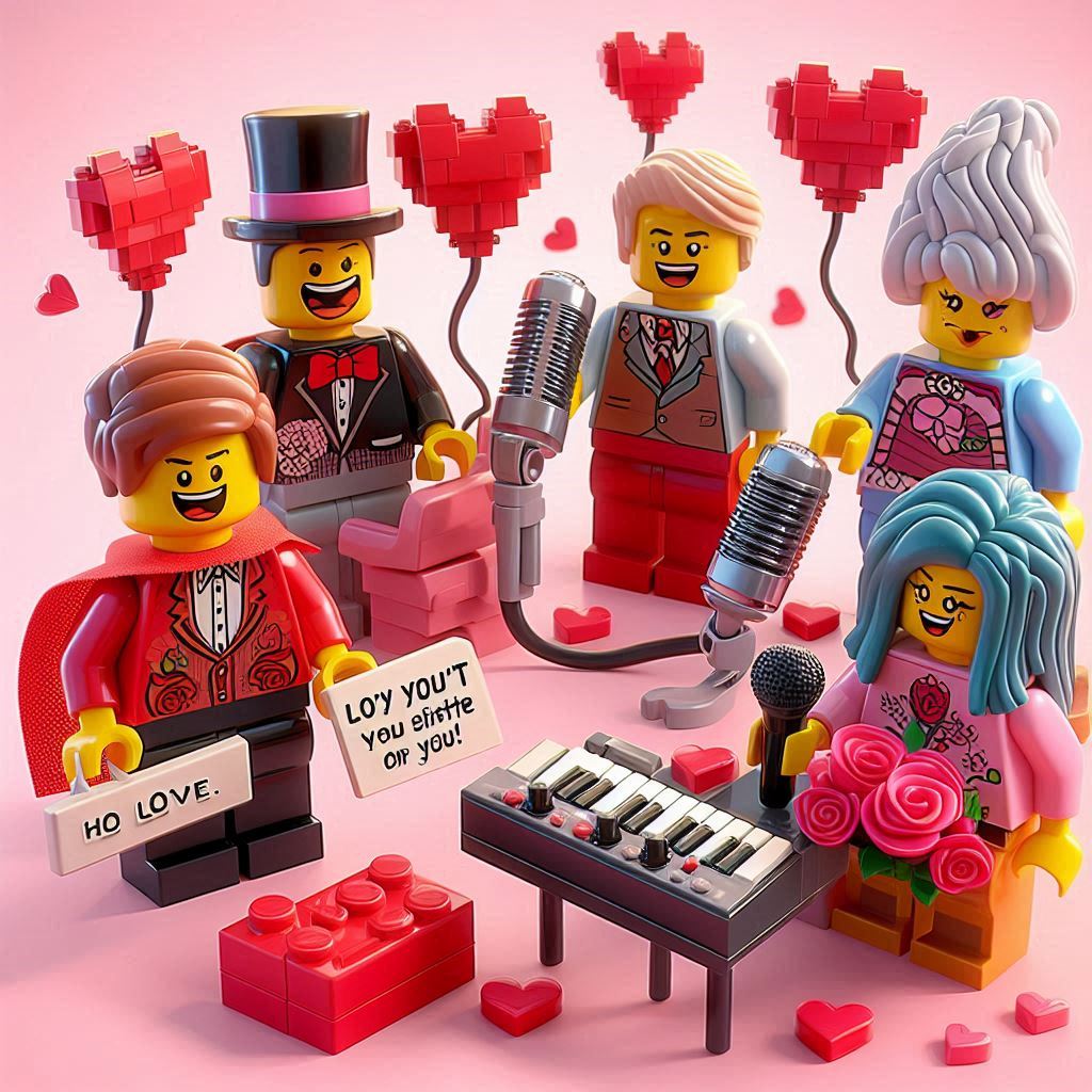 Valentines Lego Puns for Teachers