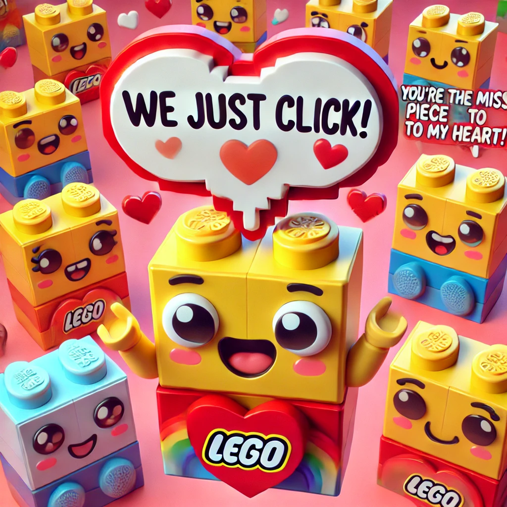 Valentines Lego Puns