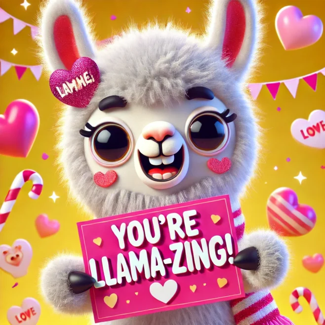 Valentines Llama Puns