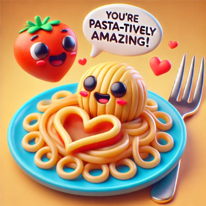Valentines Pasta Puns