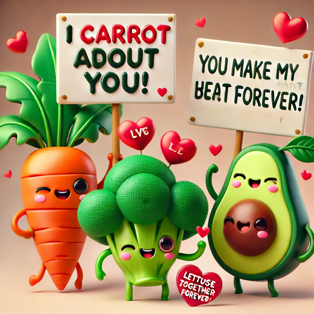 Vegetable Valentine Puns