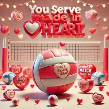 200+ Volleyball Valentines Puns to Spike Your Love Game
