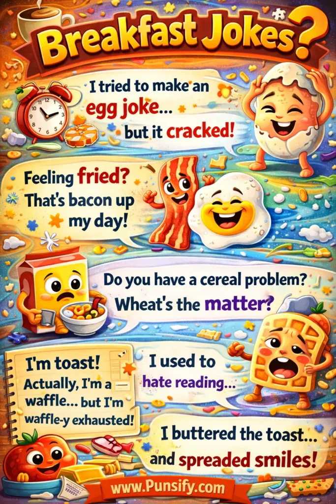 153+ Eggstraordinary Breakfast Jokes and Puns to Crack You Up