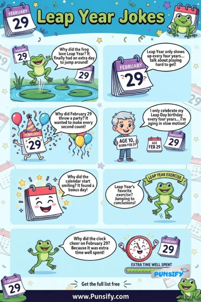167+ Giggles Leap Year Jokes and Puns to Make You Hop with Laughter in 2026