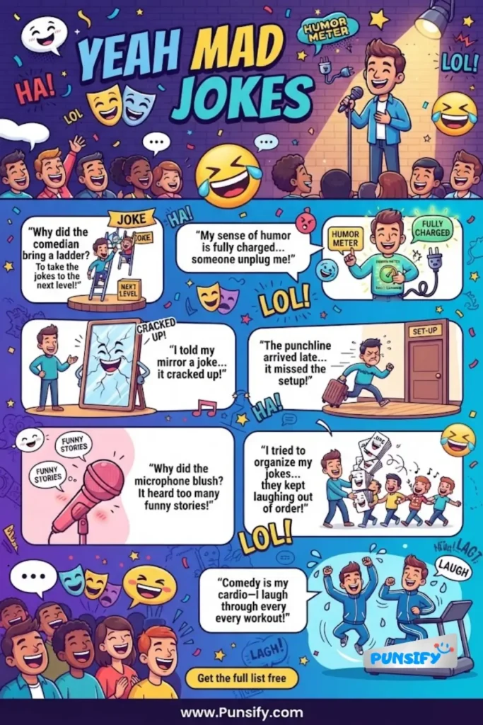 169 + Punbelievable Giggles with Yeah Mad Jokes and Puns for Everyone