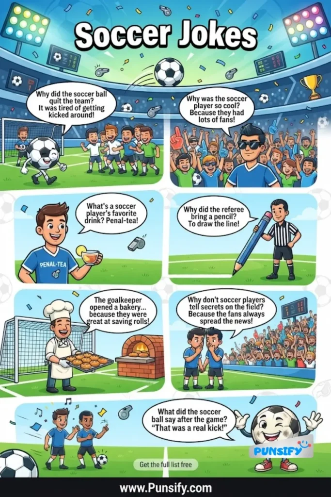 Kickin' It with 165+ Hilarious Soccer Jokes to Score Big Laughs!