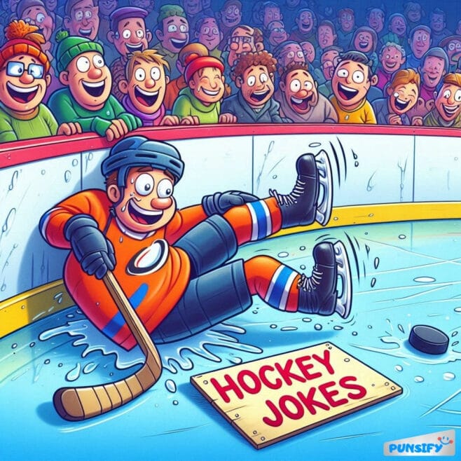 Zamboni of Jokes Cleaning Up the Ice with Laughter