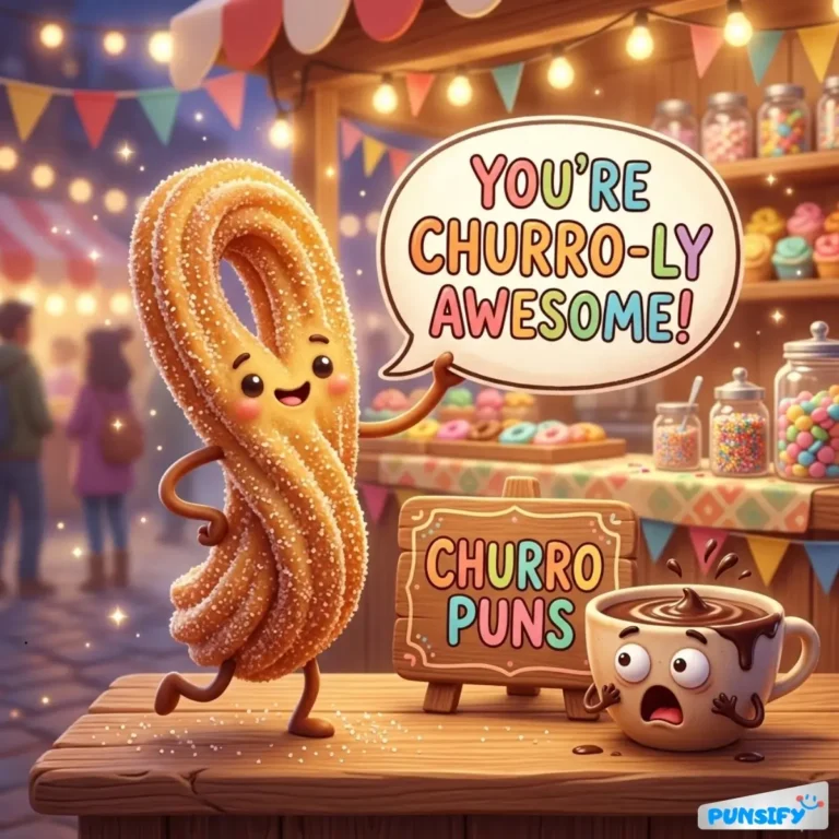 187+ Hilarious Churro Puns and Jokes That Will Make You Smile and Crave Sweetness