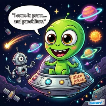 167+ Hilarious Alien Jokes & Puns That Are Out of This World and Sure to Beam You Up