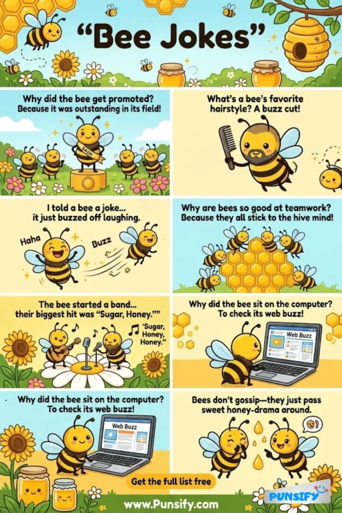 175+ Hilarious Bee Jokes & Puns That Will Have You Buzzing with Laughter!