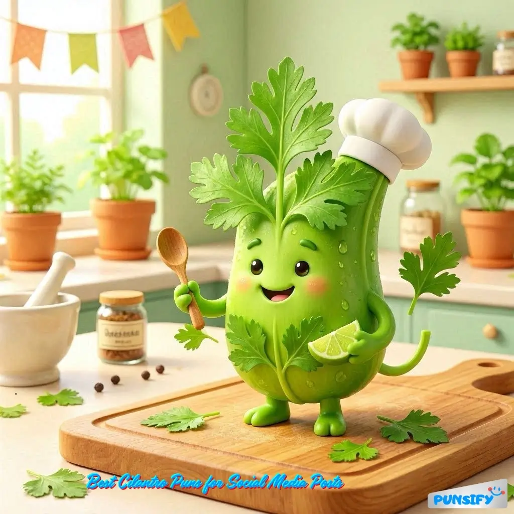 157+ Hilarious Cilantro Puns & Jokes That Will Spice Up Your Conversations
