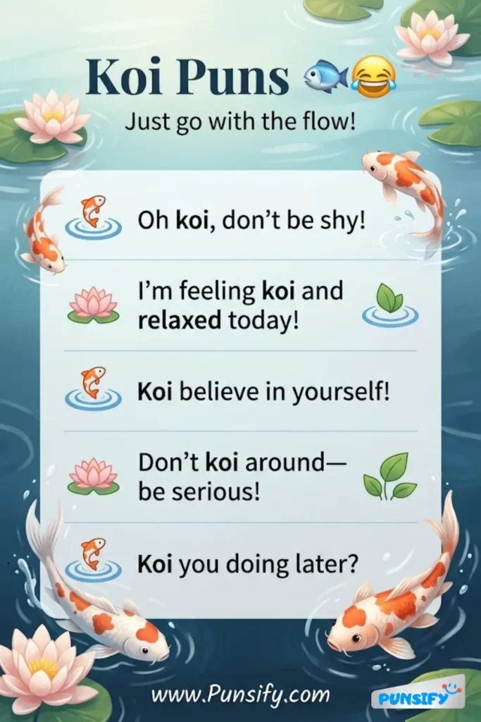 179+ Hilarious Koi Puns and Jokes to Make You Laugh and Dive into Fun