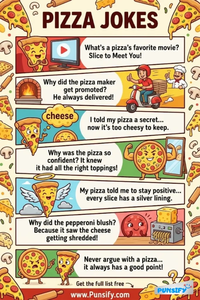 159+ Hilarious Pizza Jokes & Puns That Will Make You Crust with Laughter