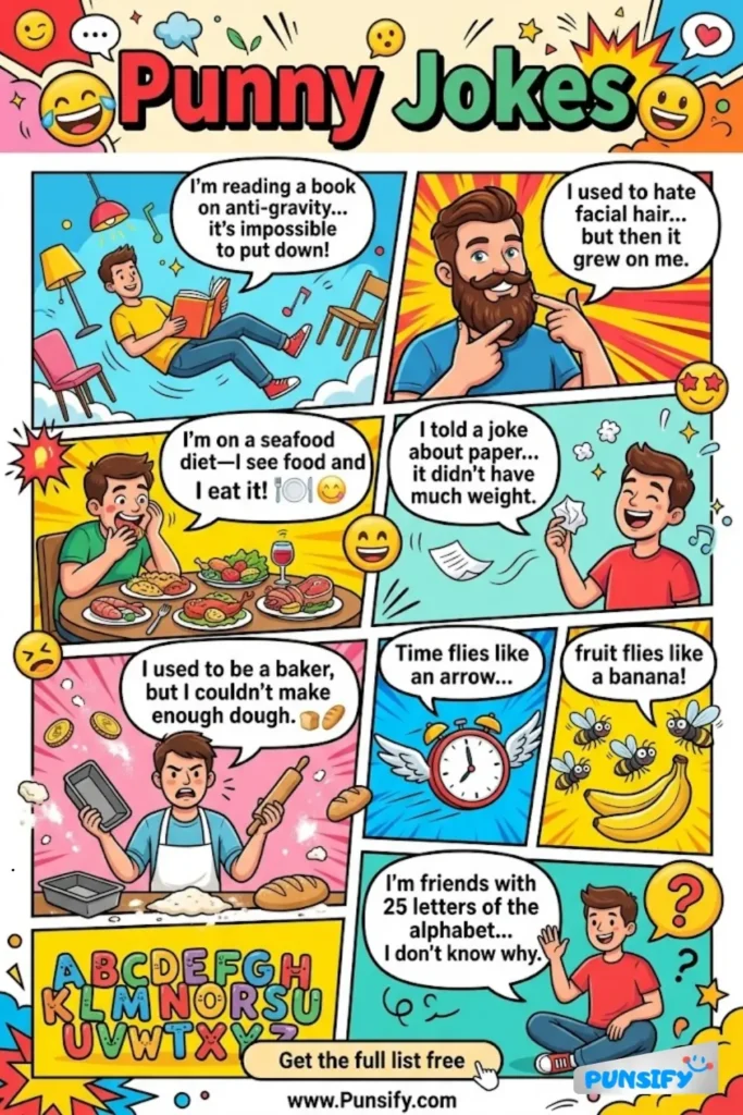 157+ Hilarious Punny Jokes & Puns That Will Tickle Your Funny Bone and Brighten Your Day