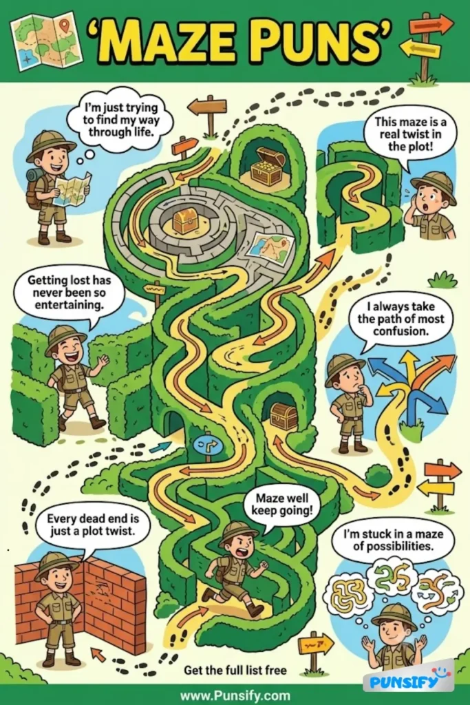 165+ Hilarious Maze Puns & Jokes for a Fun and Twisted Adventure of Laughter