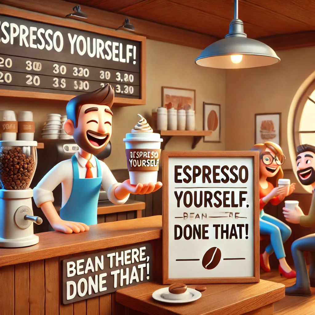 Cafe Puns