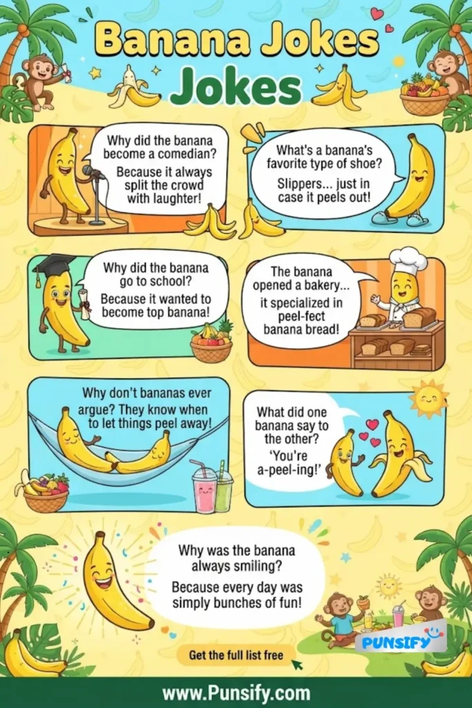 161+ A-peeling Banana Jokes and Puns That Will Split Your Sides