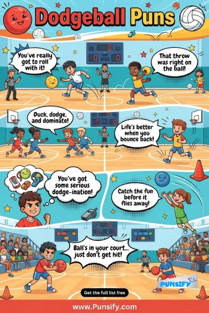179+ Hilarious Dodgeball Puns That Will Knock You Off Your Feet