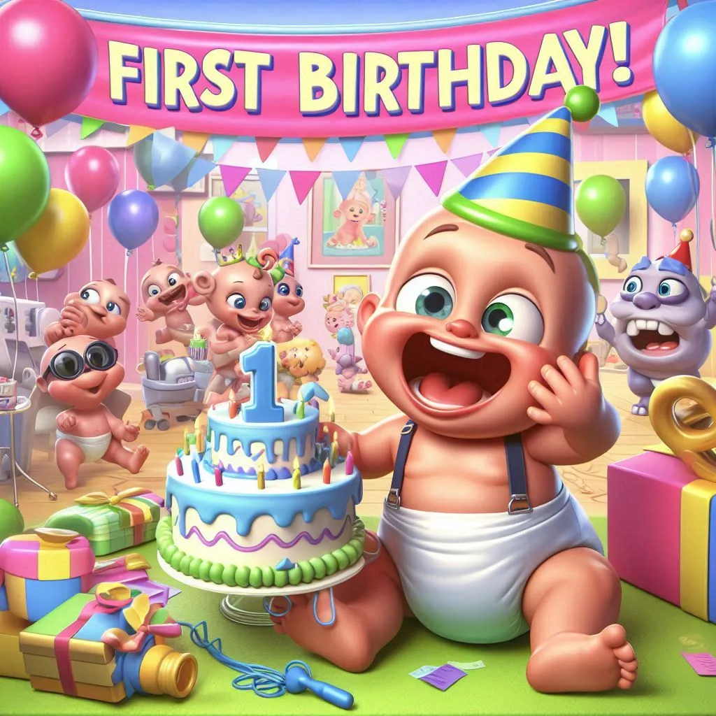 Clever First Birthday Puns for Decorations