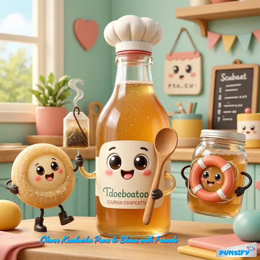 175+ Hilarious Kombucha Puns for a Brew-tifully Fun Time with Friends