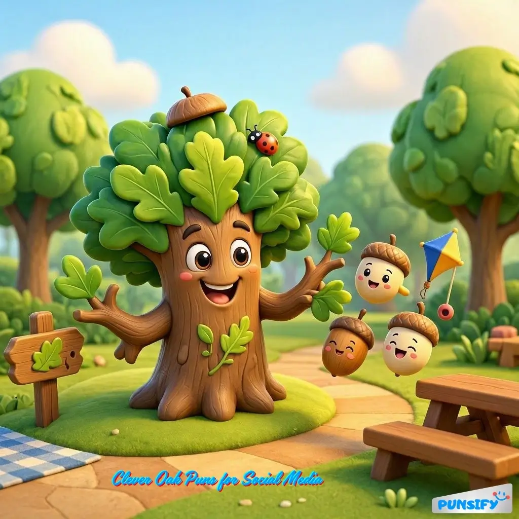169+ Hilarious Oak Puns That Will Leaf You Laughing and Smiling Bright