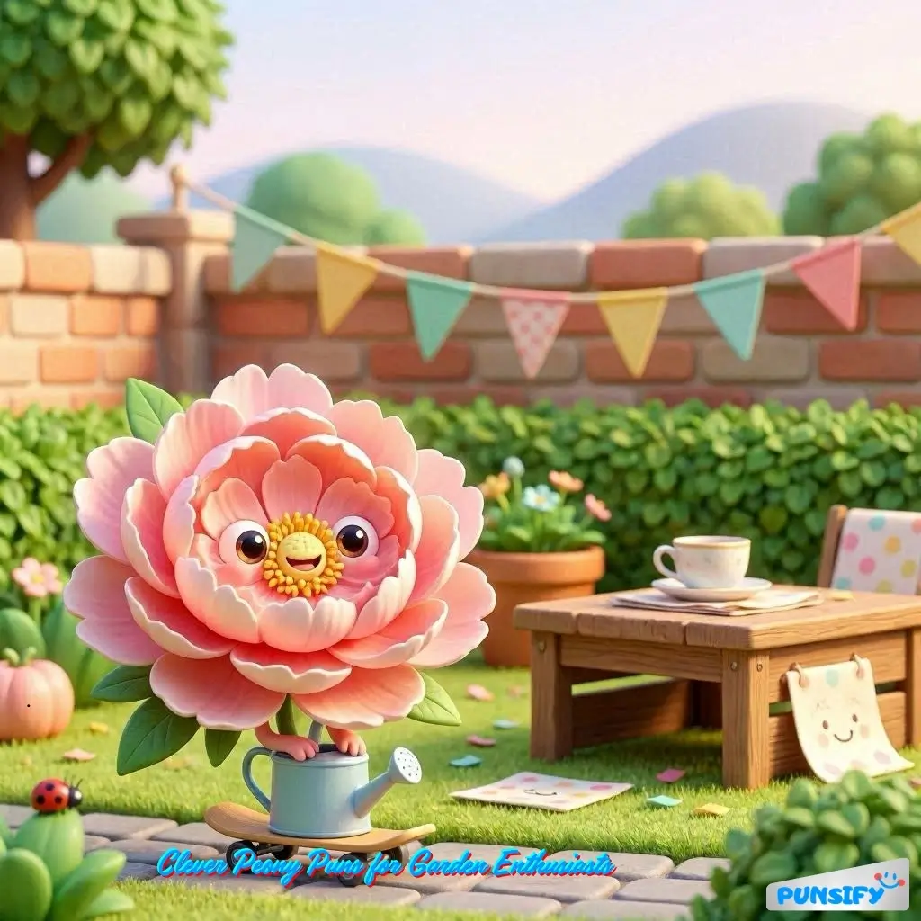 175+ Hilarious Peony Puns & Jokes for Flower Lovers and Garden Enthusiasts