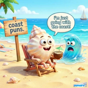 189+ Hilarious Coast Puns for a Wave of Laughter and Fun Moments