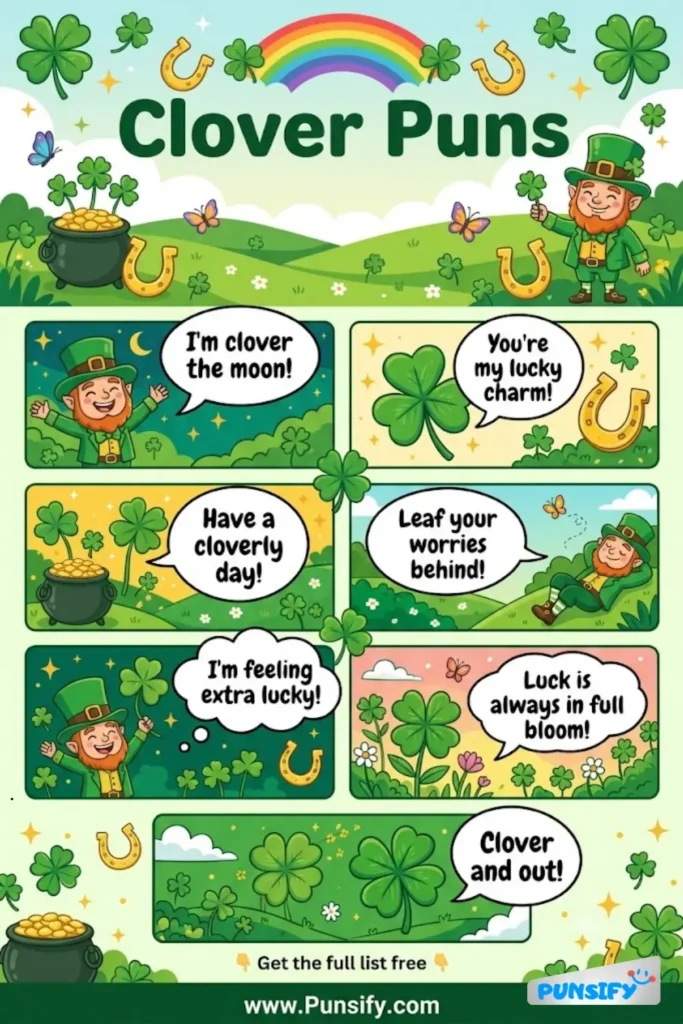 175+ Hilarious Clover Puns & Jokes for a Lucky Laugh and Good Vibes Galore