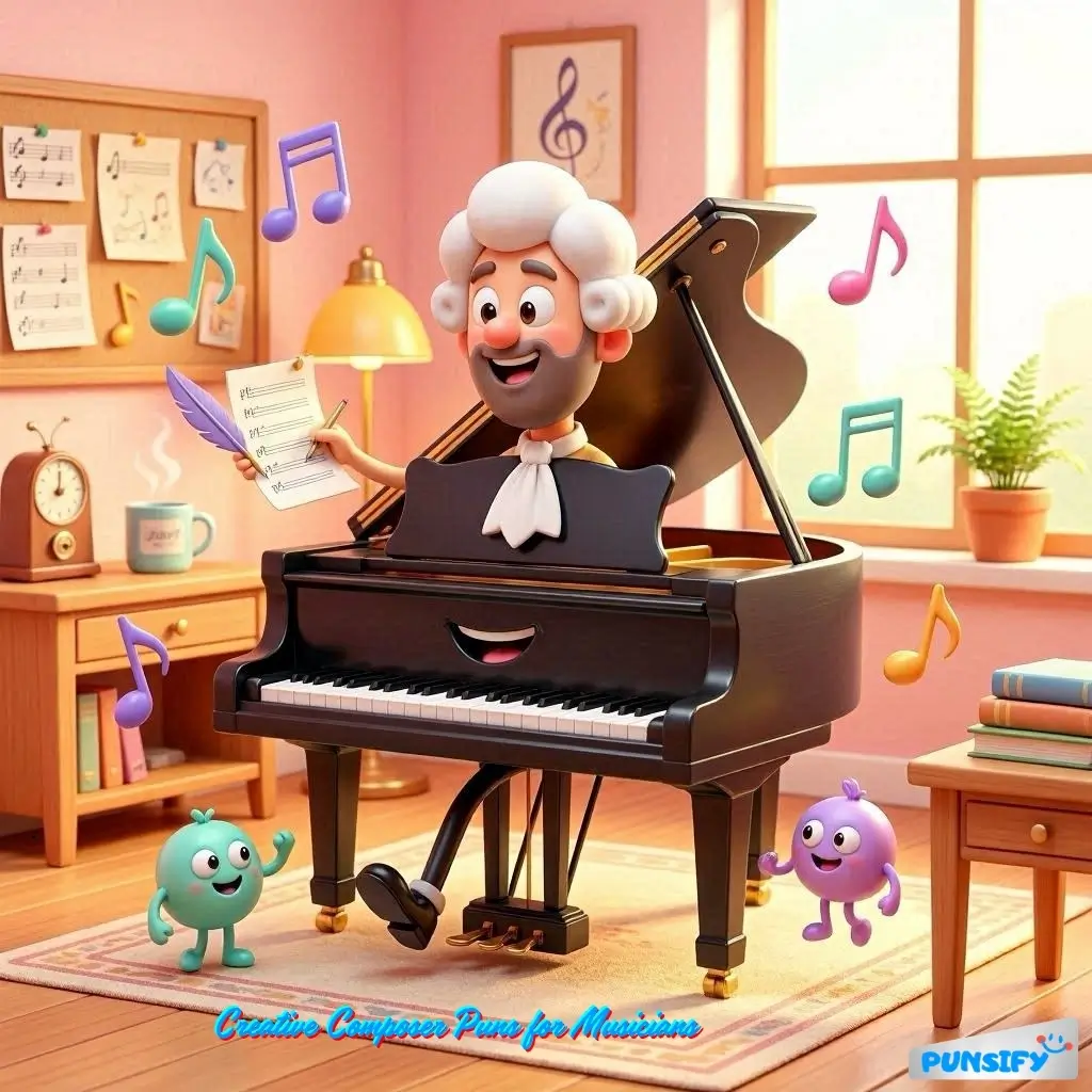 195+ Hilarious Composer Puns & Jokes That Hit All the Right Notes for Music Lovers