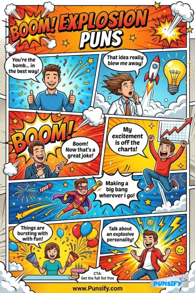 167+ Hilarious Explosion Puns & Jokes That Will Ignite Your Laughter and Fun