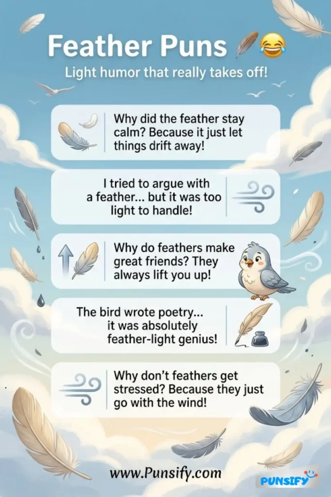 153+ Hilarious Feather Puns And Jokes That Will Make You Soar with Laughter