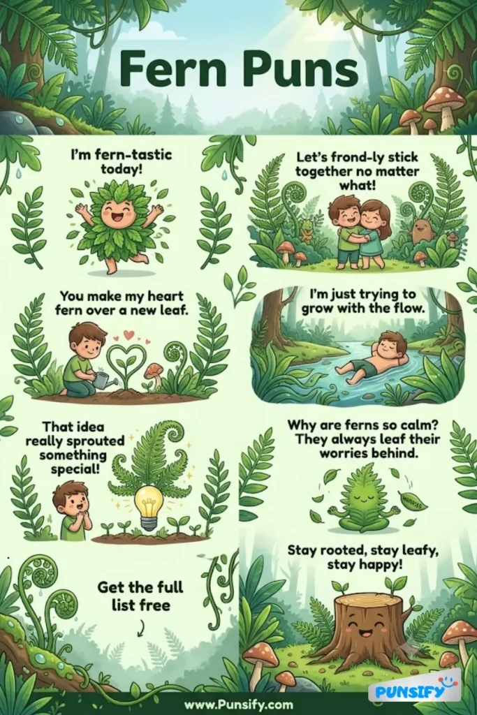 179+ Hilarious Fern Puns & Jokes That Will Make You Laugh and Feel Fern-tastic