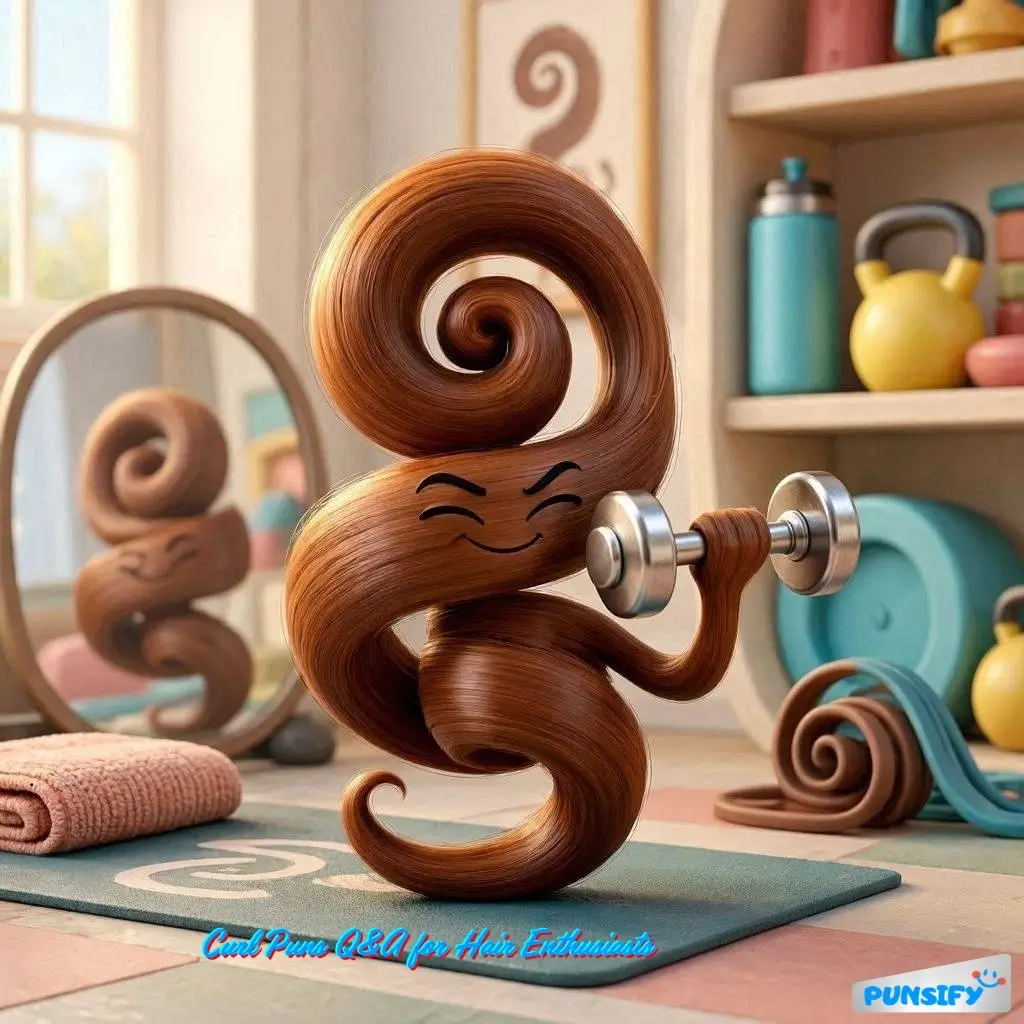 185+ Hilarious Curl Puns That Will Tangle You in Laughter and Fun