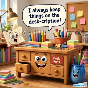 159+ Desk Puns That Will Brighten Your Workday and Boost Smiles