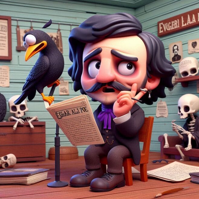 200+ Edgar Allan Poe Puns for Literary Laughs and Dark Wit