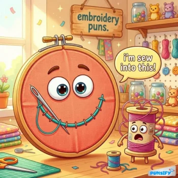 197+ Hilarious Embroidery Puns for Stitching Humor and Creative Fun