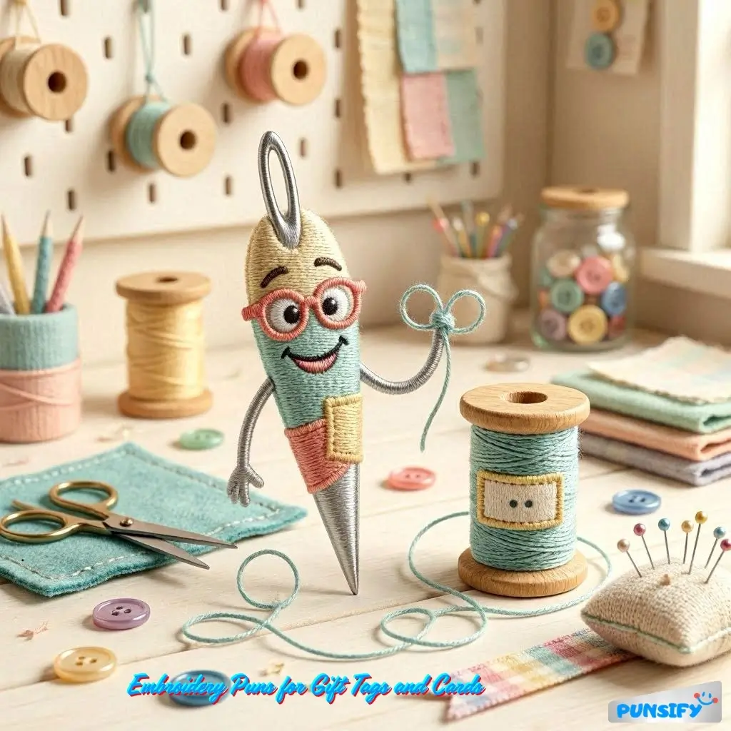 197+ Hilarious Embroidery Puns & Jokes for Stitching Humor and Creative Fun