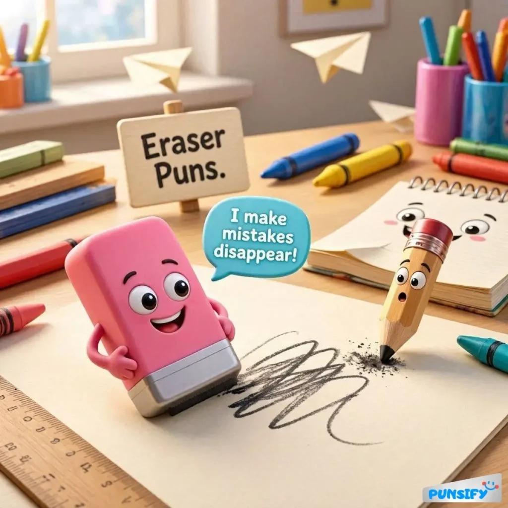 Eraser Puns