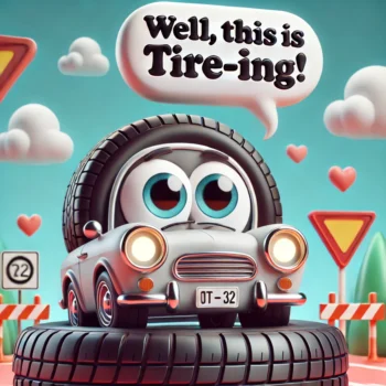 200+ Flat Tire Puns to Inflate Your Humor and Keep You Rolling