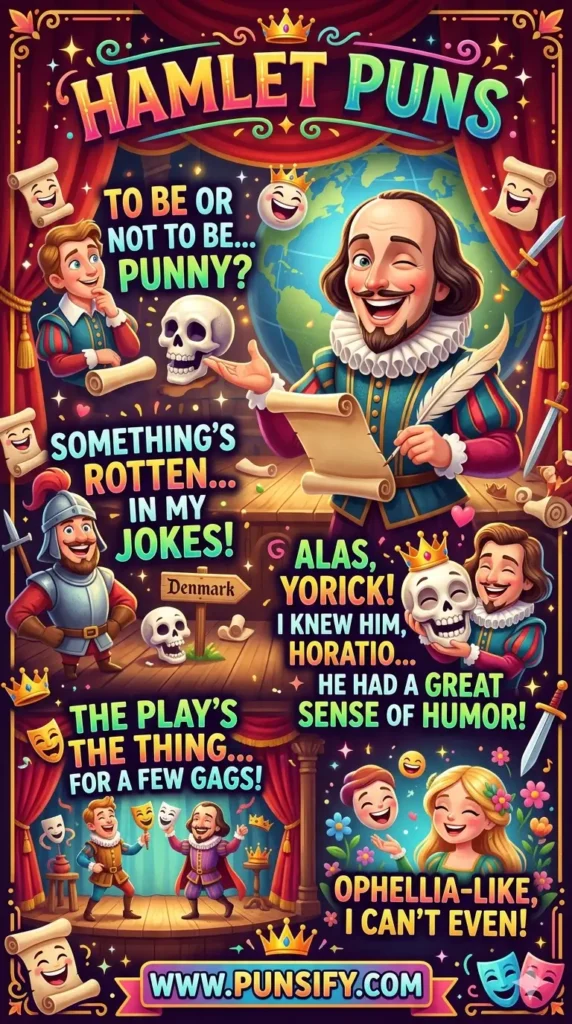 183+ Hilarious Hamlet Puns for a Playful Twist on Shakespearean Humor
